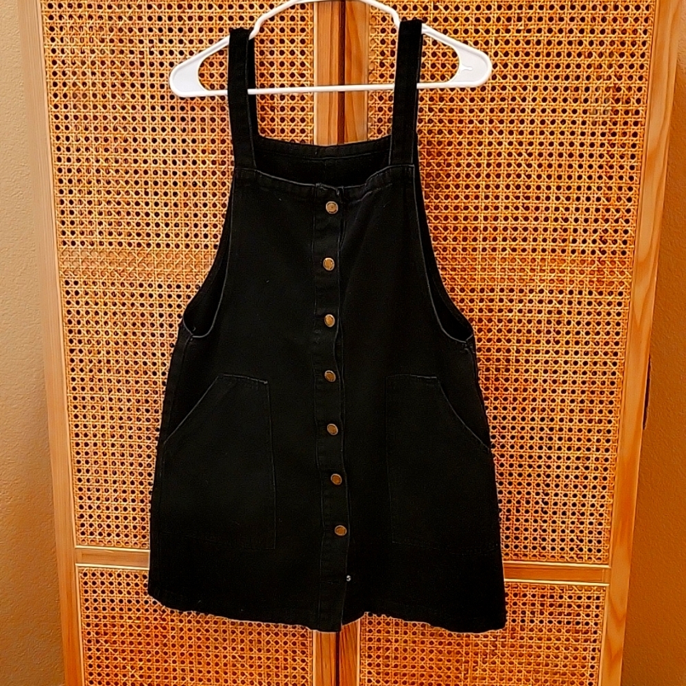 Black Shein overall dress
